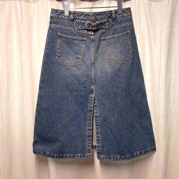 Dolce & Gabbana Mid Length Denim Skirt Size L - Picture 2 of 4